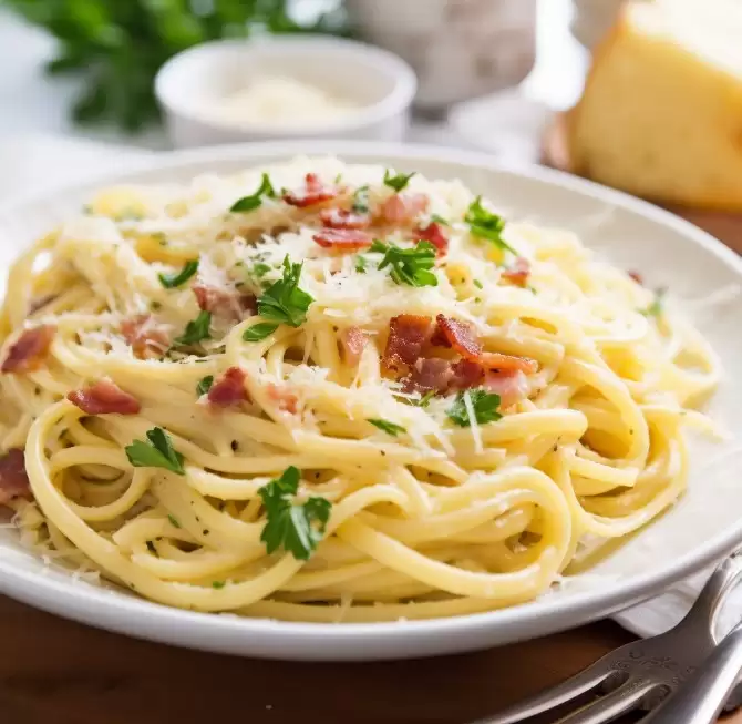 Illustration de l'article L'histoire des pâtes à la carbonara avec une recette simple et efficace